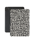 Black & White Maze iPad Case