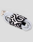 Black & White Curl EcoWrap Cord