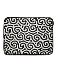 Black & White Curl Laptop Sleeve
