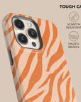 Coque de téléphone Orange Waves