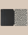 Black & White Abstract iPad Case