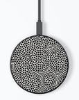 Black & White Tweed Wireless Charger