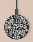 Black & White Tweed Wireless Charger