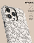 Beige Paths Phone Case