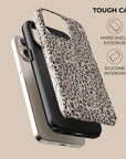 Beige Cheetah Skin Phone Case