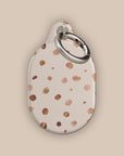 Beige Animal Skin AirTag Holder