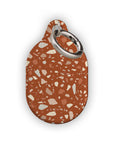 Orange Terrazzo AirTag Holder