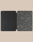 Black Coffee Terrazzo iPad Case