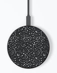 Black Coffee Terrazzo Wireless Charger