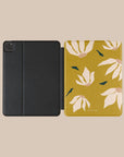 Burnt Yellow Flowers iPad Case