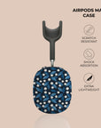 Dark Blue Summer Leafs AirPods Max Case