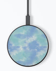 Ocean Green Tie Dye Wireless Charger