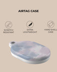 Purple Tie Dye AirTag Holder