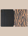 Blue Copper Zebra iPad Case