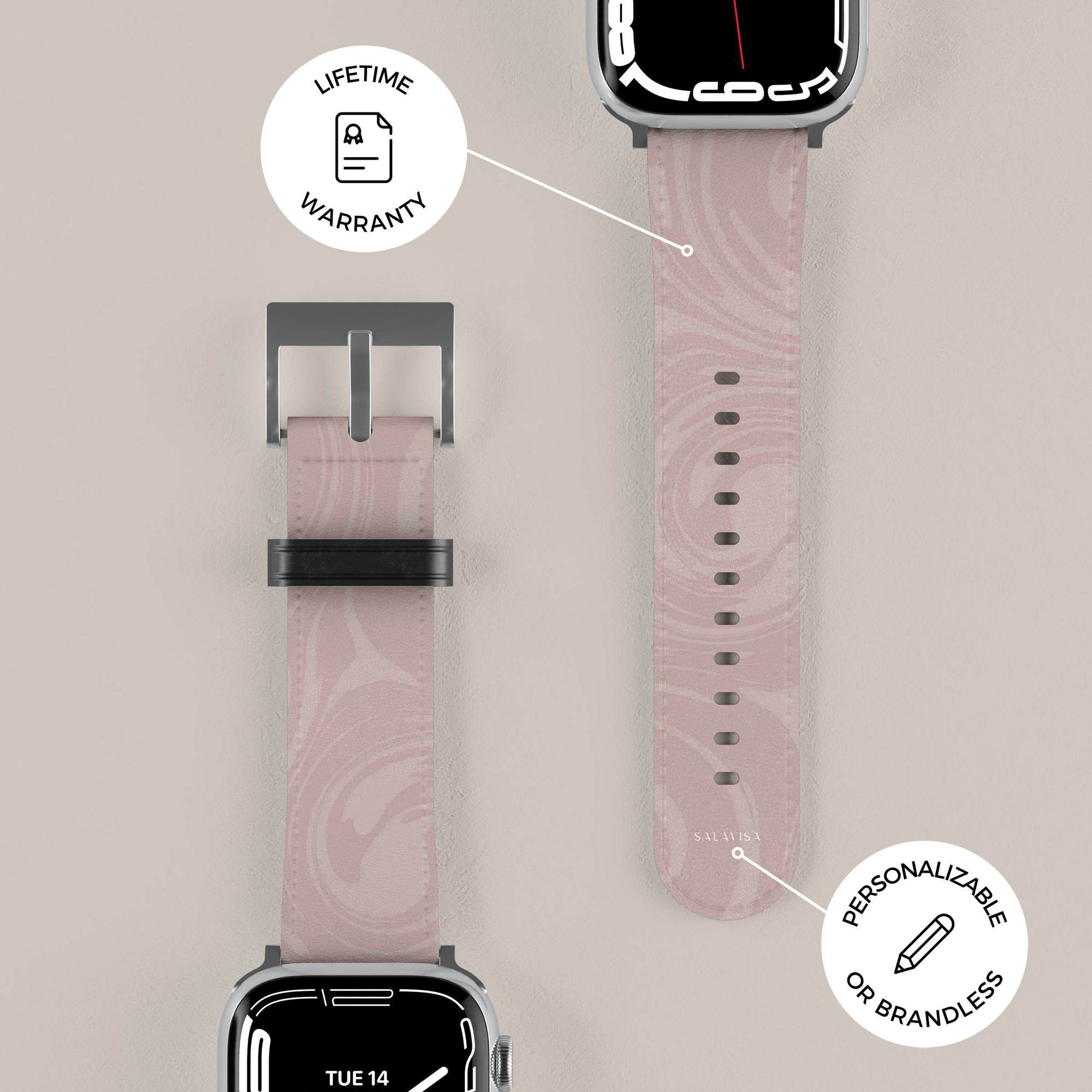 Pink Swirl Apple Watch Band