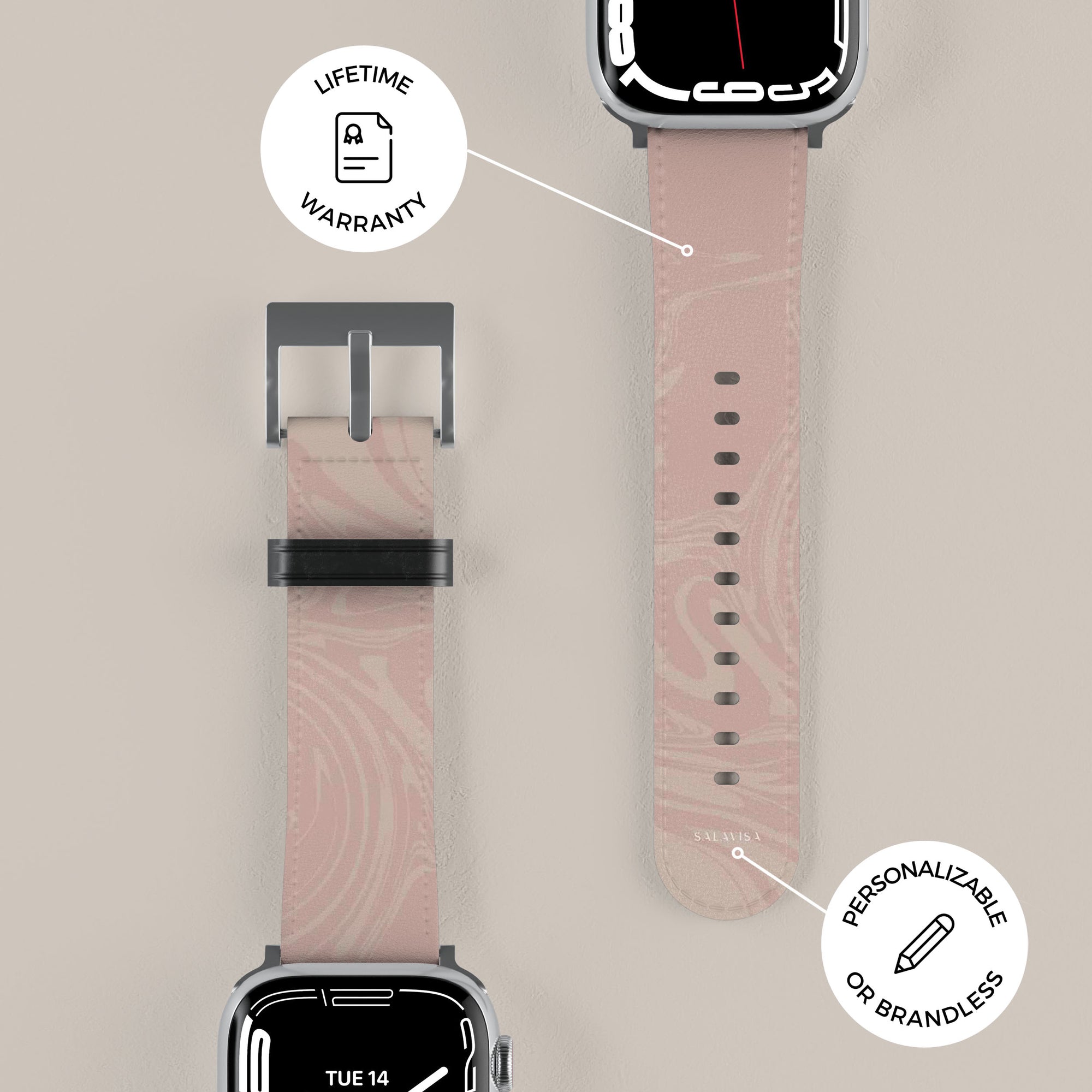 Rose Swirl Apple Watch Band