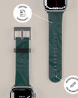 Dark Green Swirl Apple Watch Band