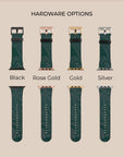 Dark Green Swirl Apple Watch Band