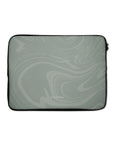 Light Green Swirl Laptop Sleeve