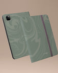 Light Green Swirl iPad Pro Case