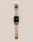 Olive Green Organic Apple Watch Band