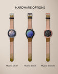 Olive Green Organic Galaxy Watch Band