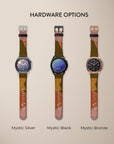 Olive Zen Watercolor Galaxy Watch Band