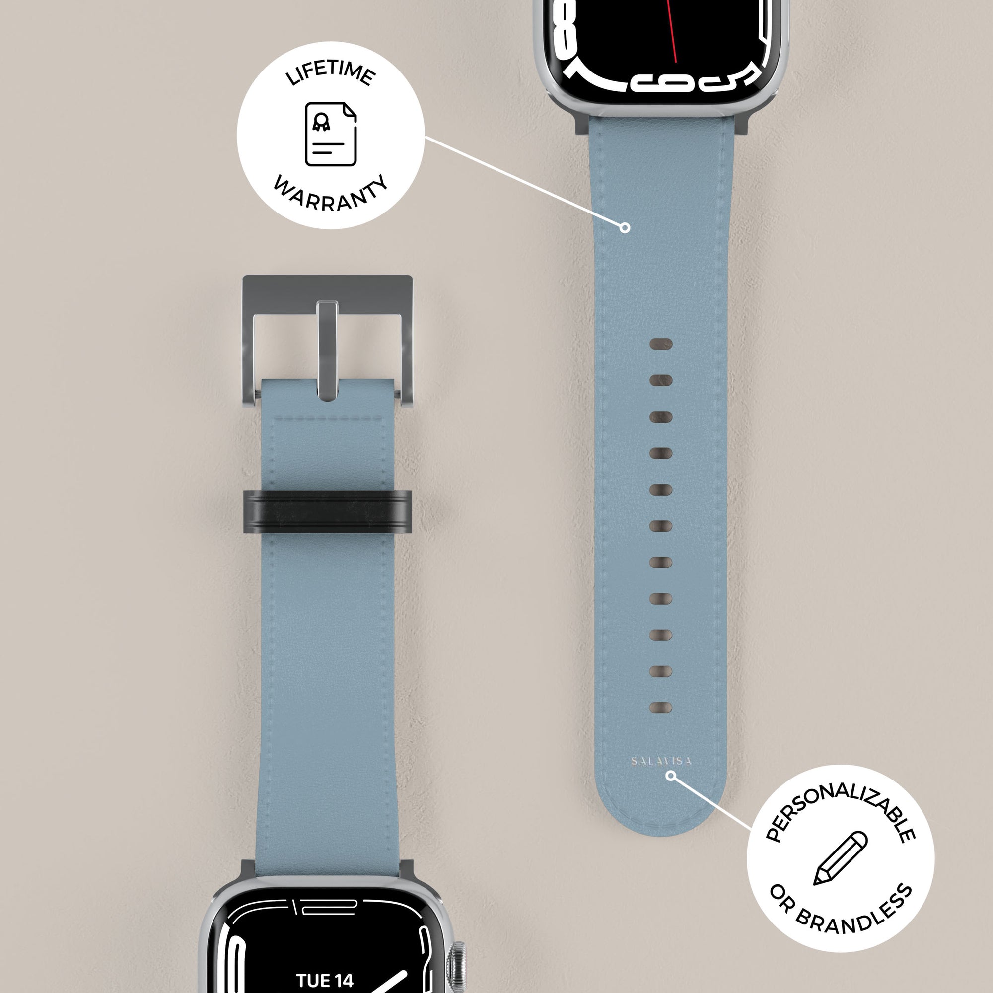 Blue Lunch &amp; Dinner Apple Watch Band