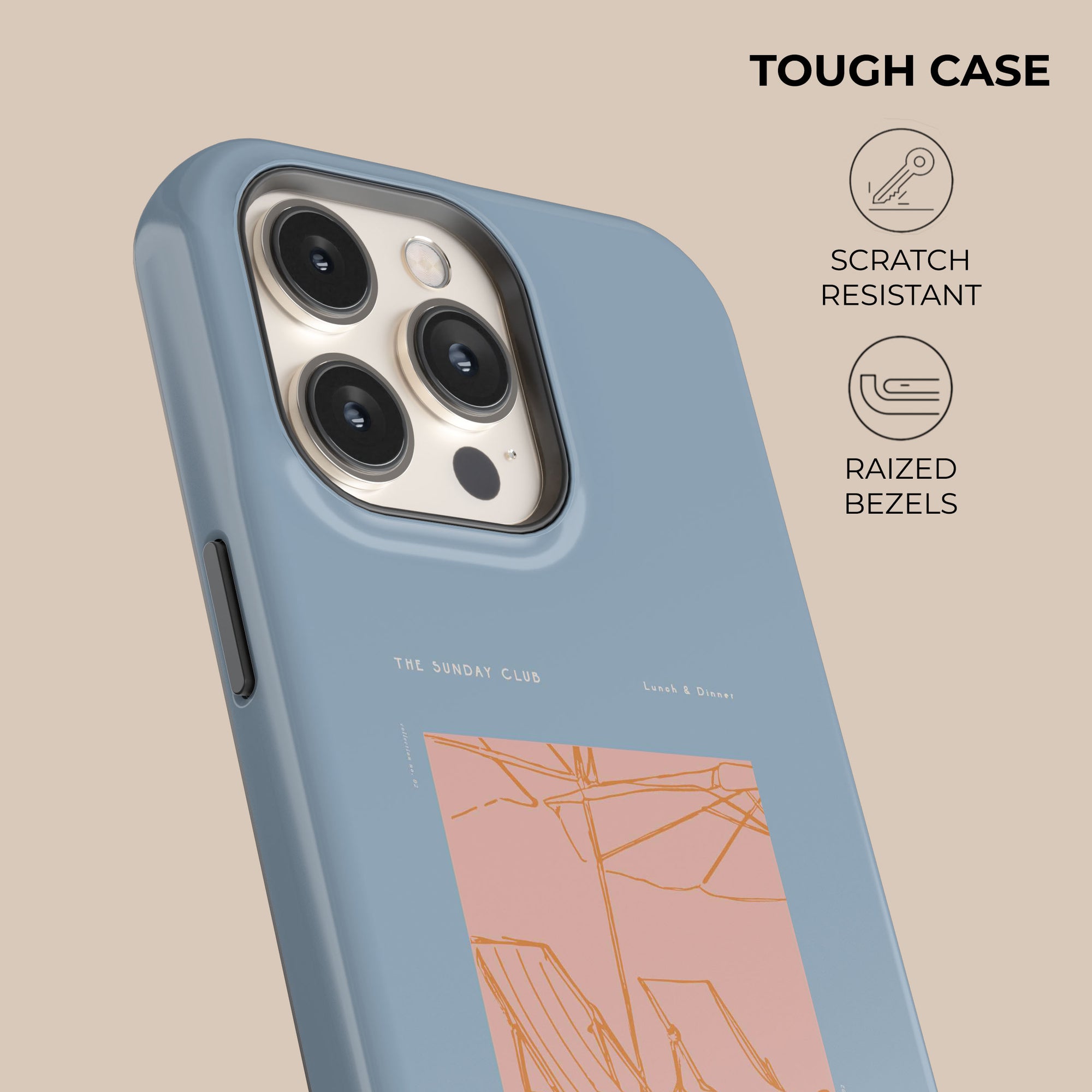 Blue Sunday Club Phone Case