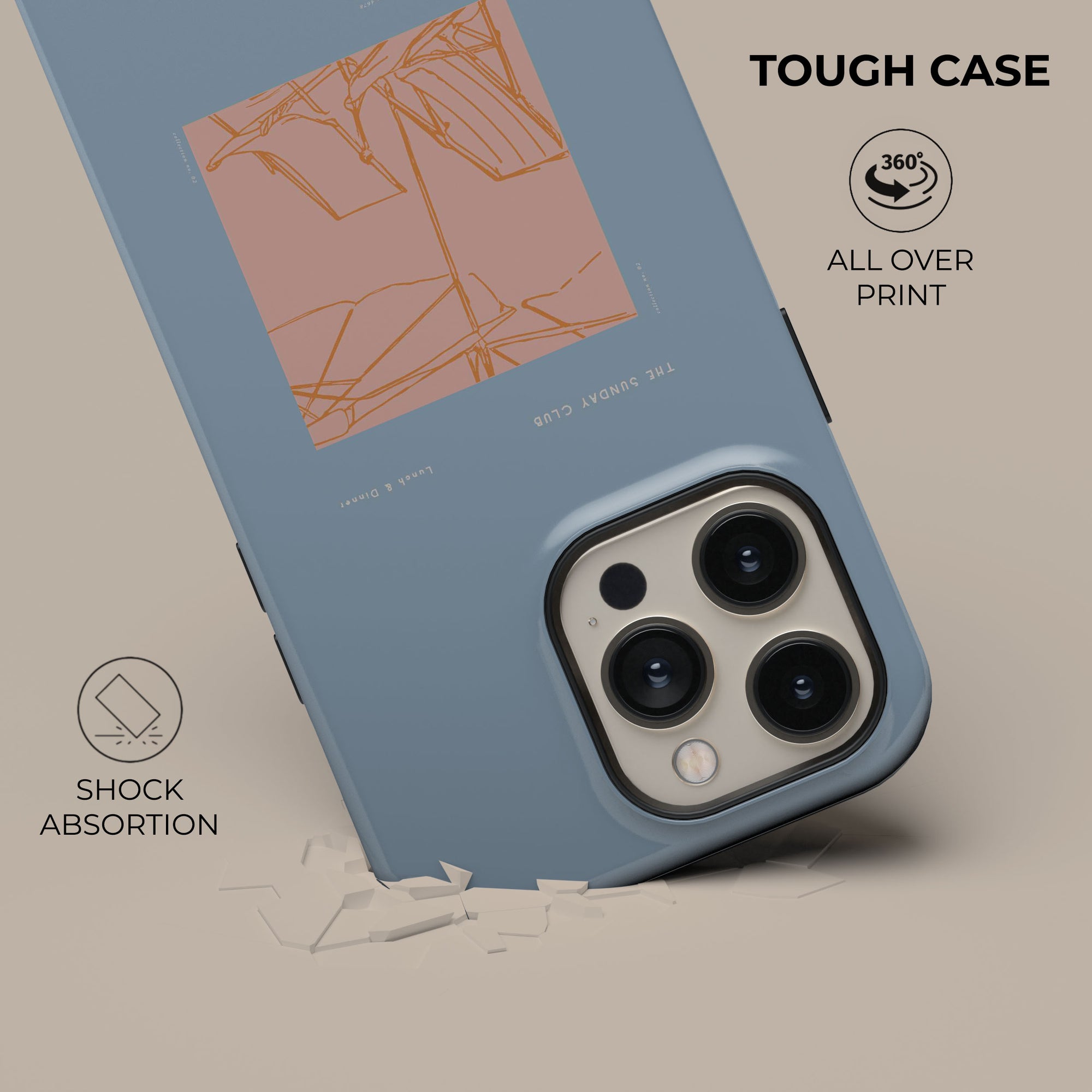Blue Sunday Club Phone Case