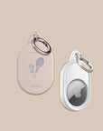 Pink The College AirTag Holder