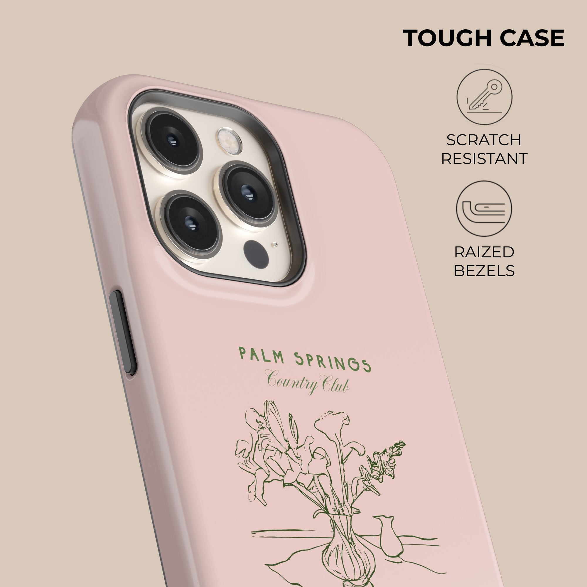 Pink Pam Springs Phone Case