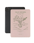 Pink Pam Springs iPad Case