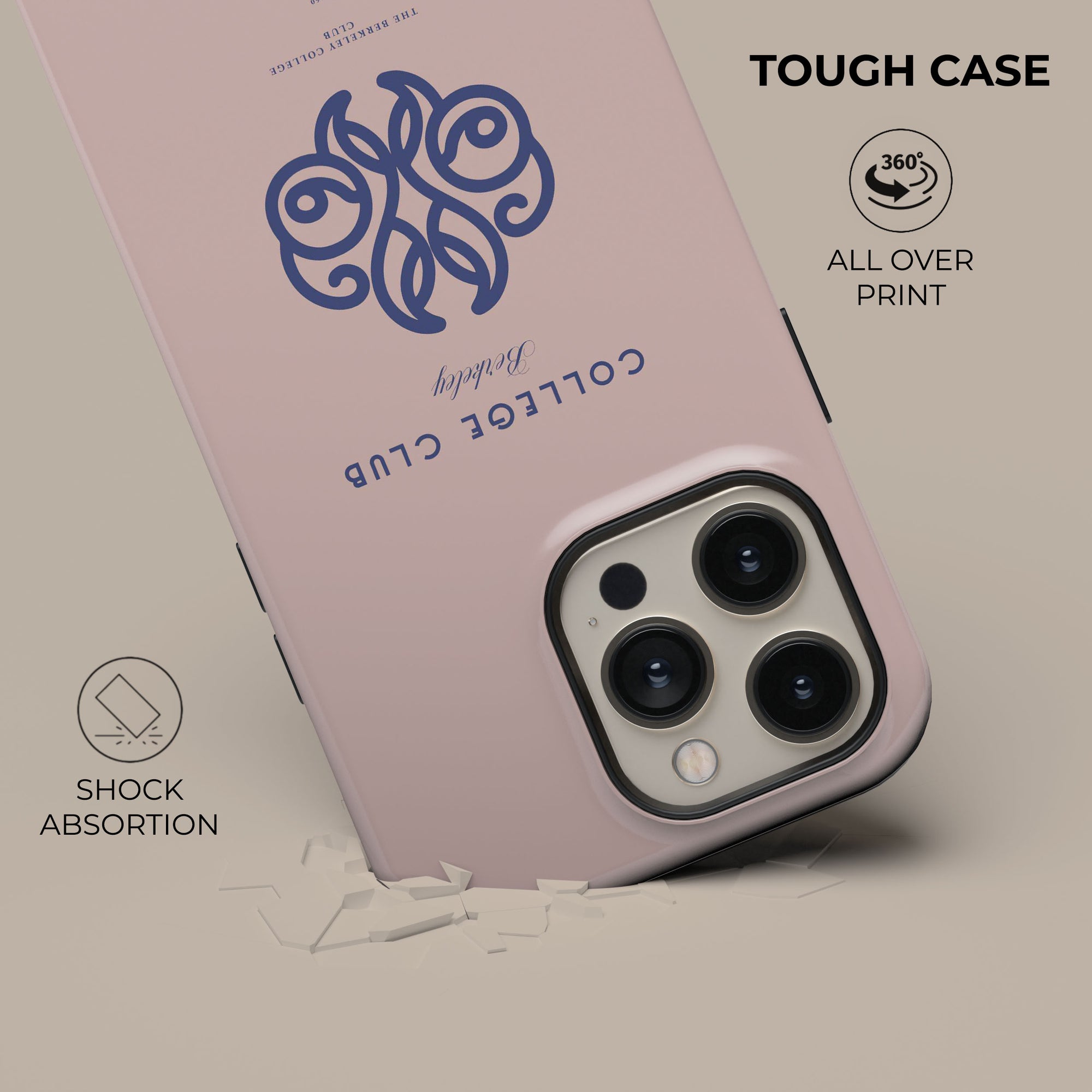 Pink College Club Phone Case