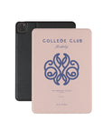 Pink College Club iPad Case