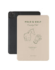 Beige Country Club iPad Case