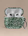 Green Maze AirPods Case