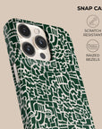 Green Maze Phone Case