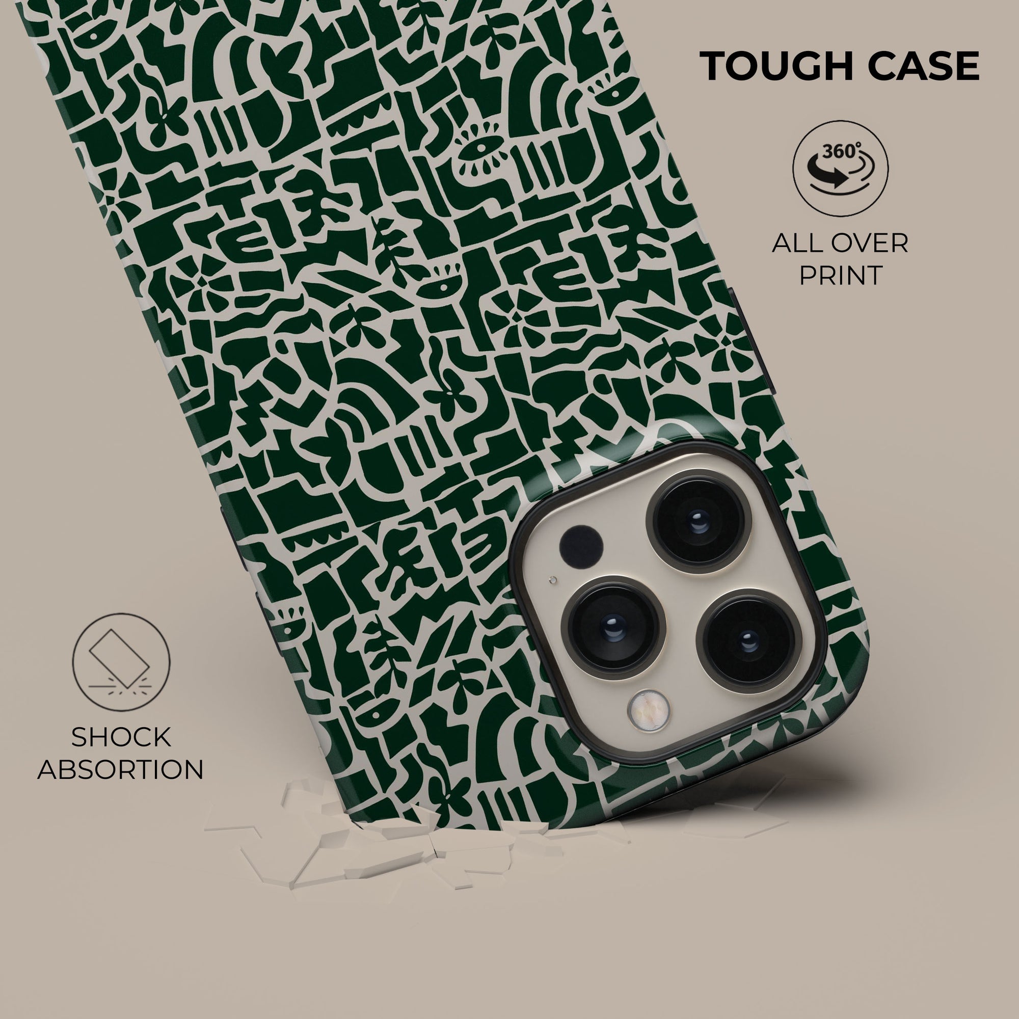 Green Maze Phone Case