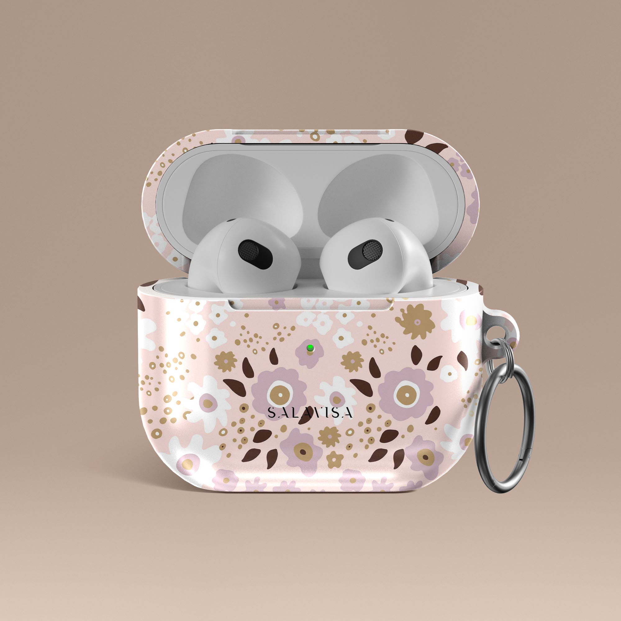 Pink Ditsy AirPods Case