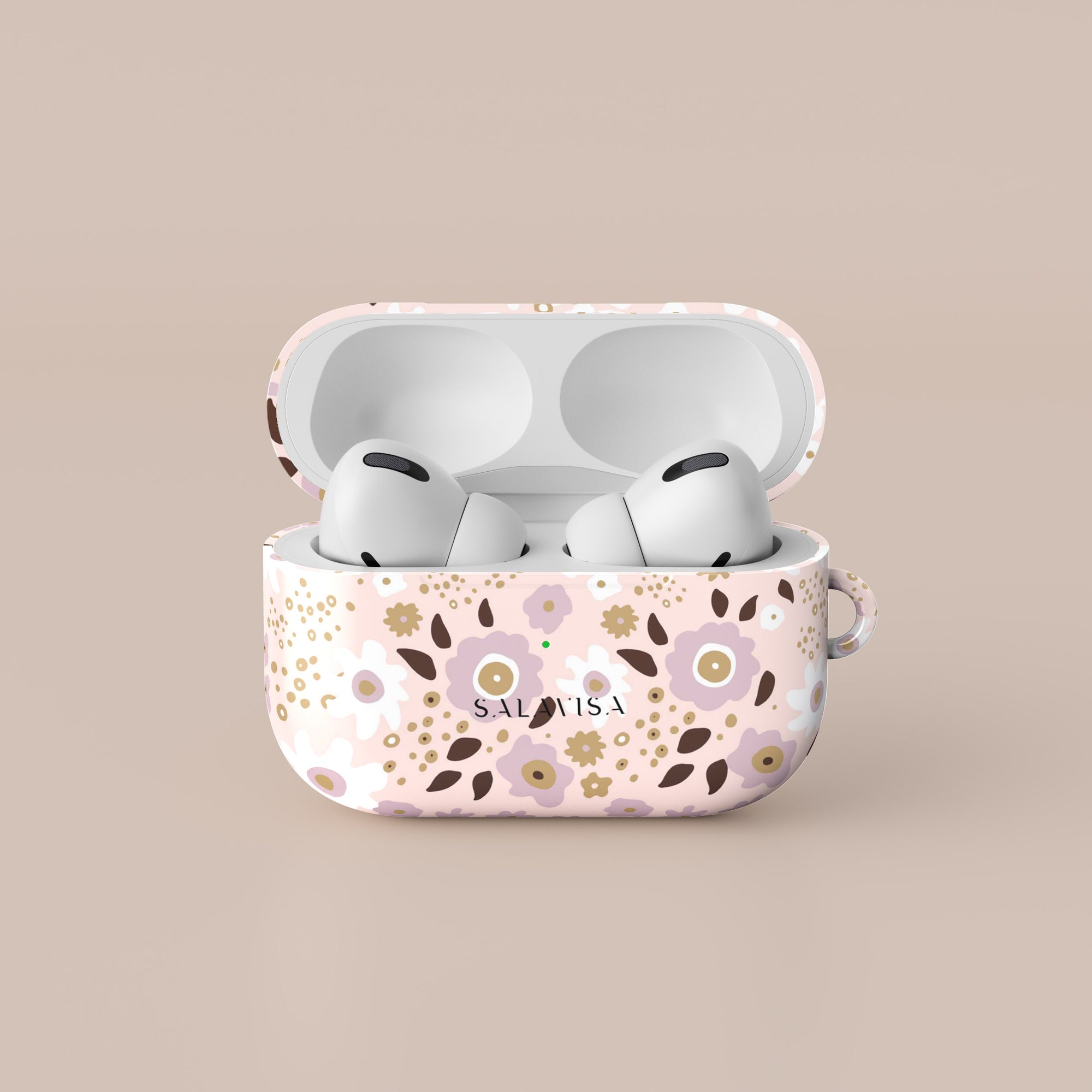 Pink Ditsy AirPods Case