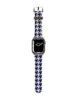 Blue Houndstooth Apple Watch Band