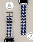 Blue Houndstooth Apple Watch Band