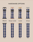 Blue Houndstooth Apple Watch Band