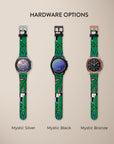 Tropical Leaves Galaxy Watch Band