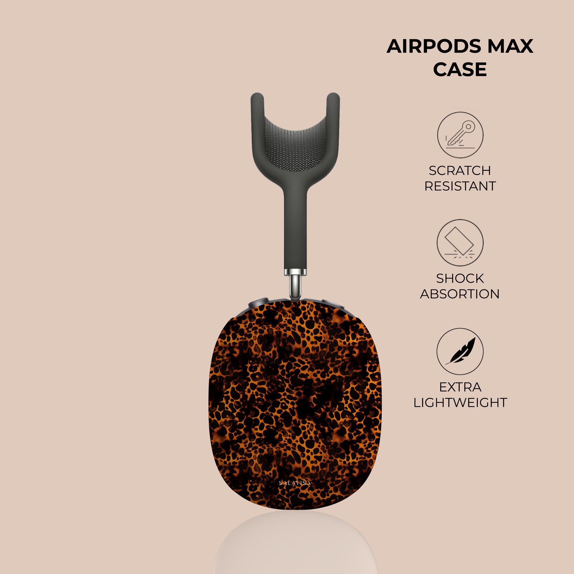 Leopard Fabric AirPods Max Case