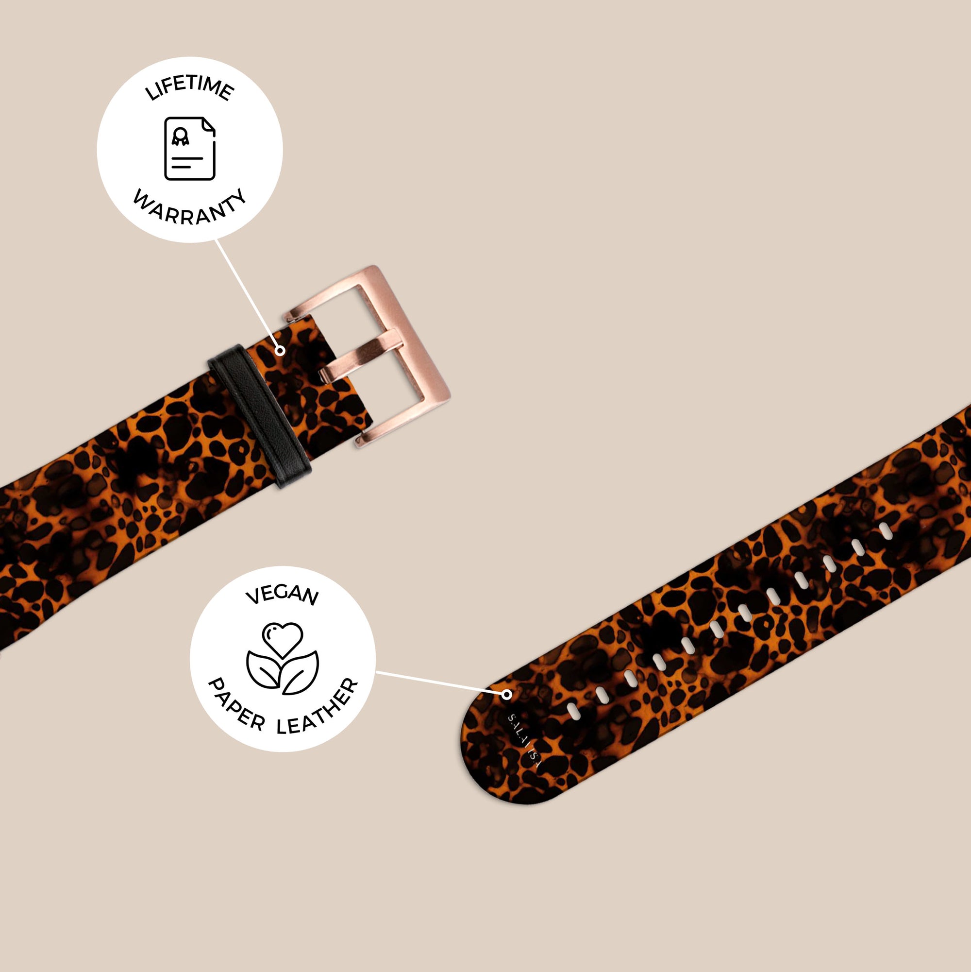 Leopard Fabric Galaxy Watch Band