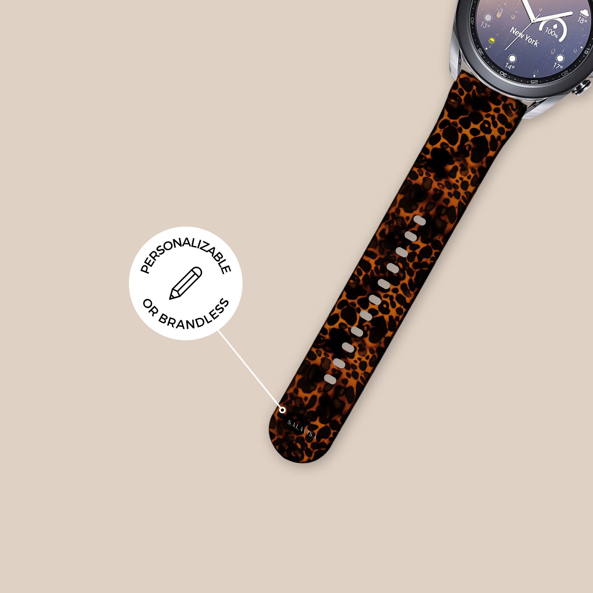 Leopard Fabric Galaxy Watch Band