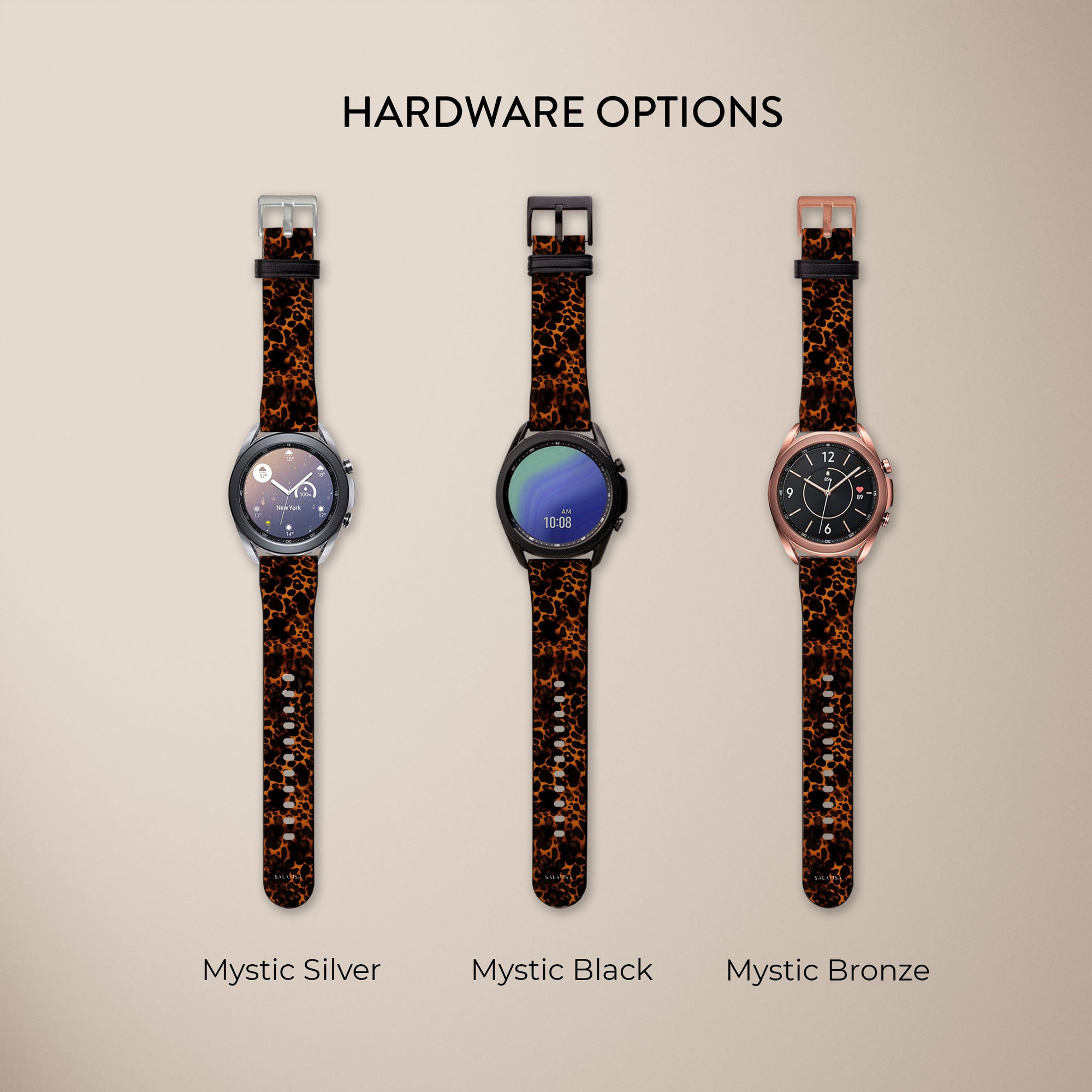 Leopard Fabric Galaxy Watch Band