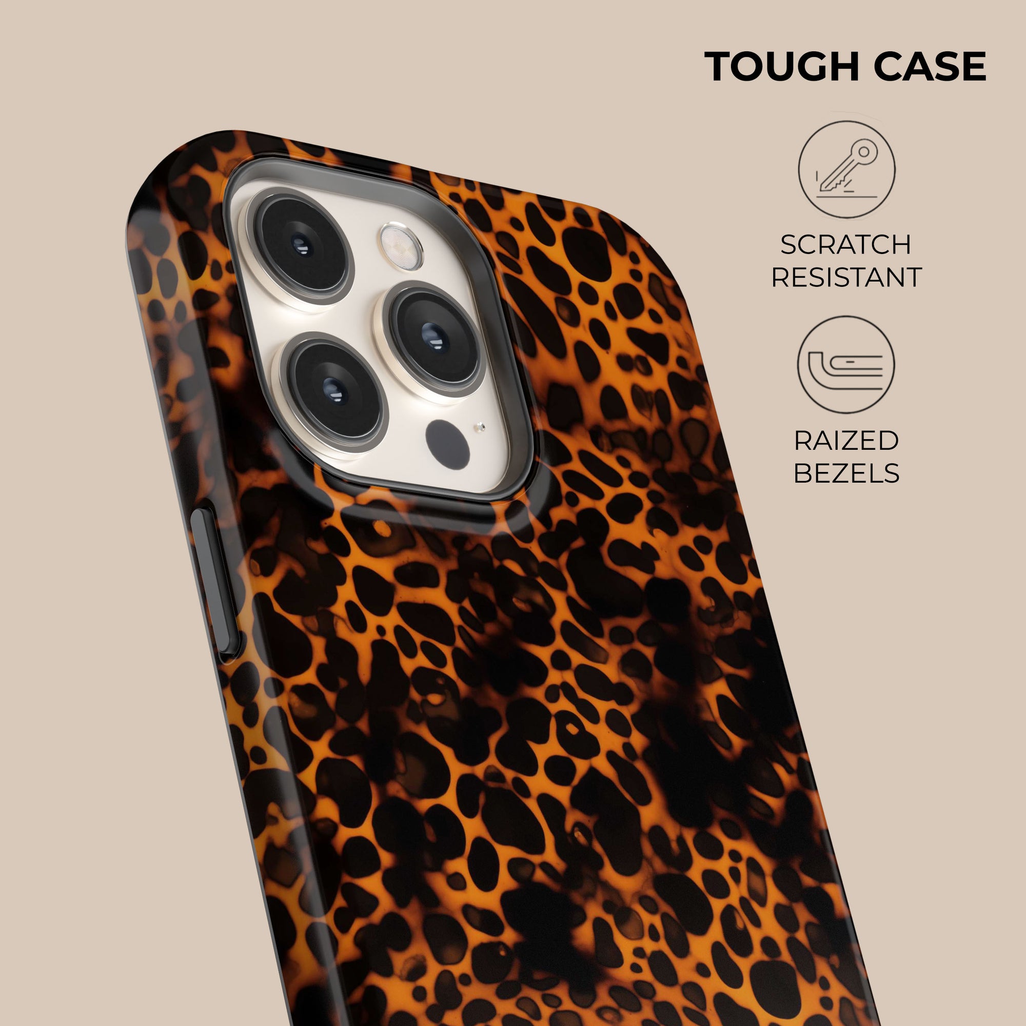 Leopard Fabric Phone Case